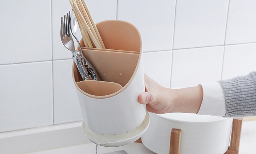 Image 6: Kitchen Cutlery Rack