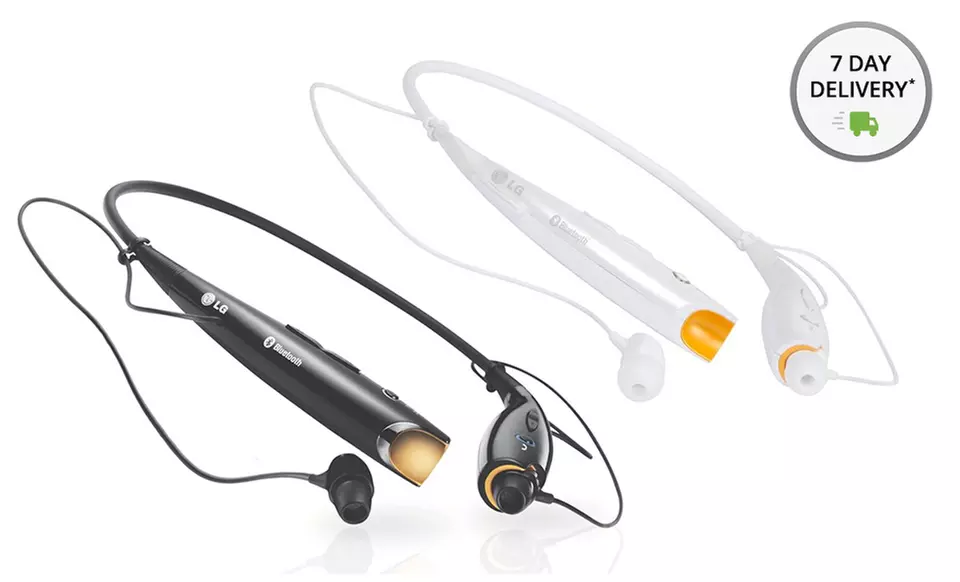 LG Tone Wireless Bluetooth Stereo Headset in Black or White (HBS-700). Free Returns. - Primary Image
