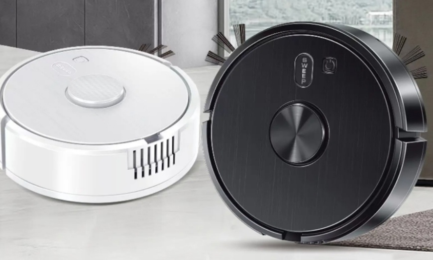 Image 4: USB Rechargeable Sweeping Robot with Vacuum and Mop Combo