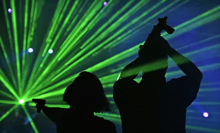 Laser Tag for Two or Four with Option for Pizza and Soda at Outer Zone Laser Tag (Up to 54% Off) - Primary Image