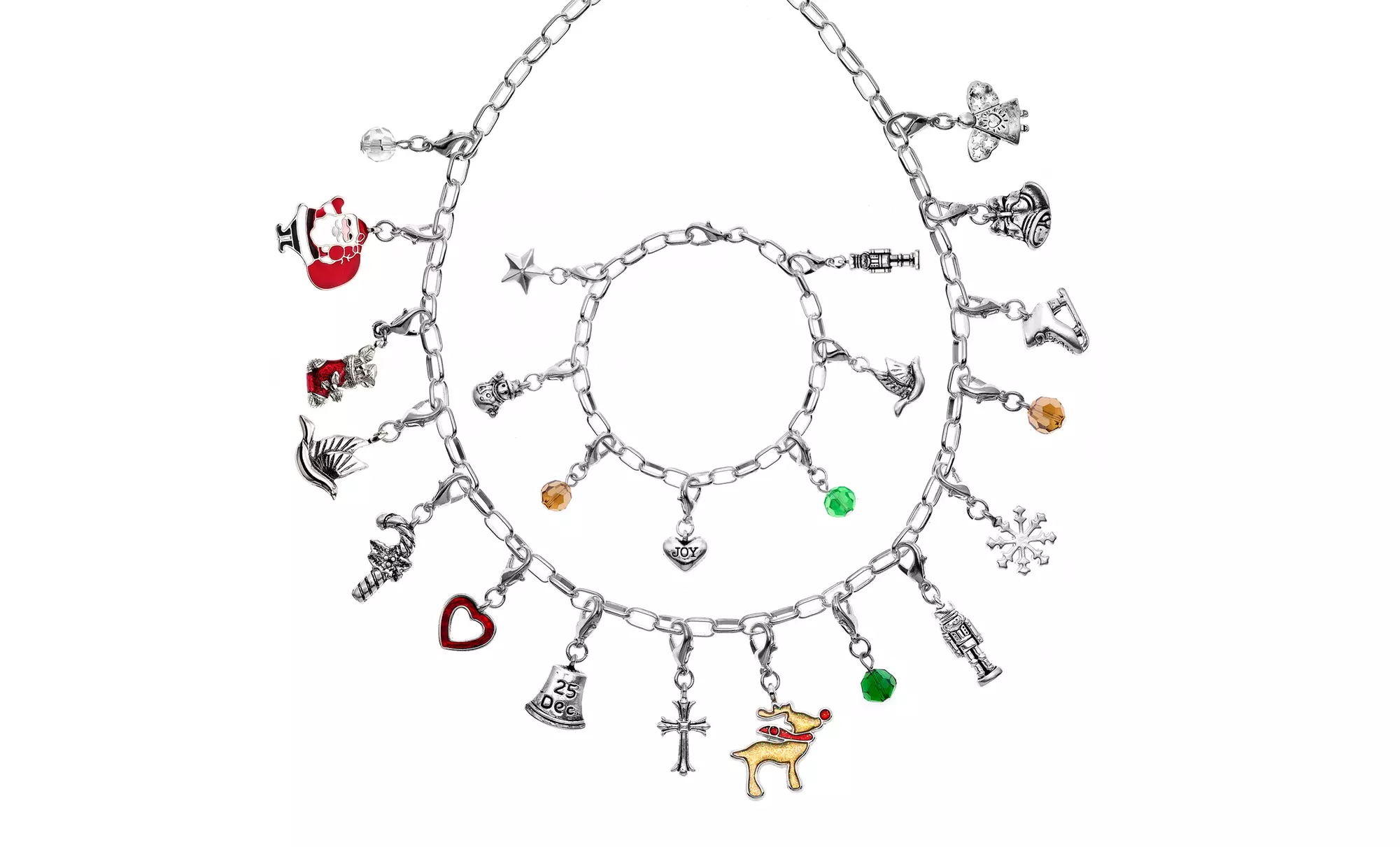 Advent Charm Calendar with Bracelet and Necklace - Primary Image