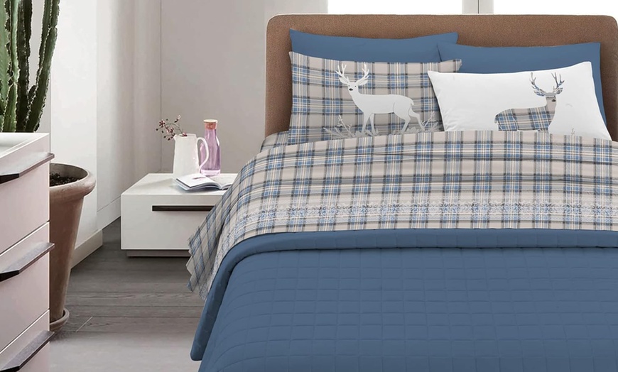 Image 11: Completo letto in flanella