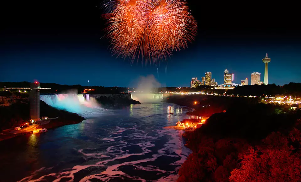 One-Night Stay with Dining Credits and Shuttle Passes at Embassy Suites by Hilton Niagara Falls in Niagara Falls, ON - Primary Image