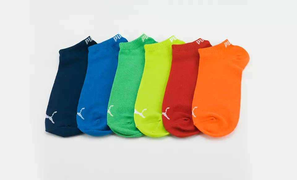 12-Pack of Puma Men's No-Show Socks. - Second Medium