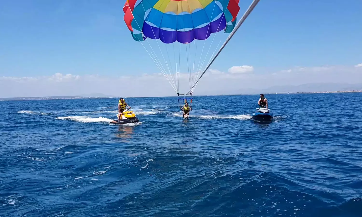 Vuelo en parasailing para hasta 3 personas