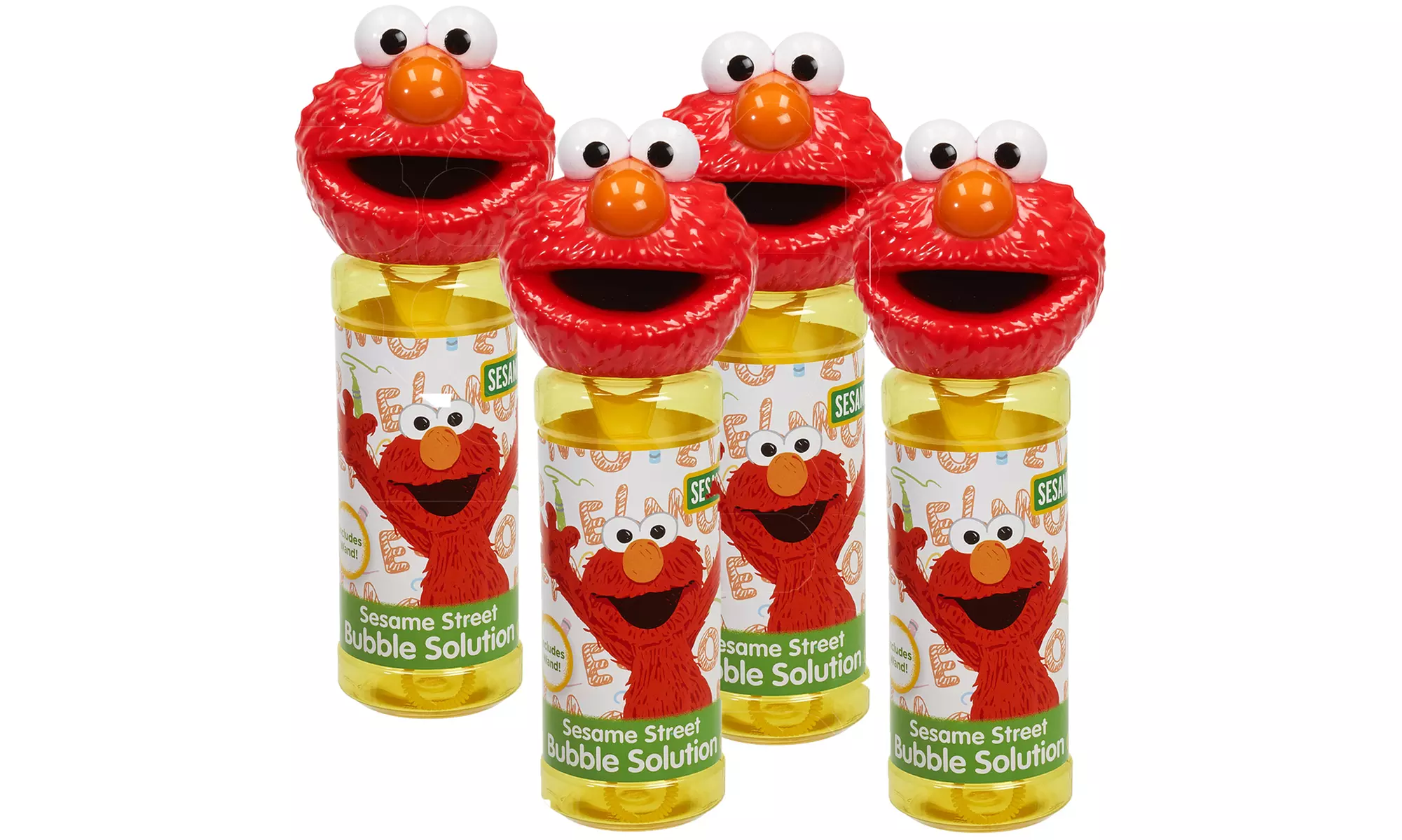 Little Kids Sesame Street Bubble Heads with Wand (4-Pack) - Primary Image