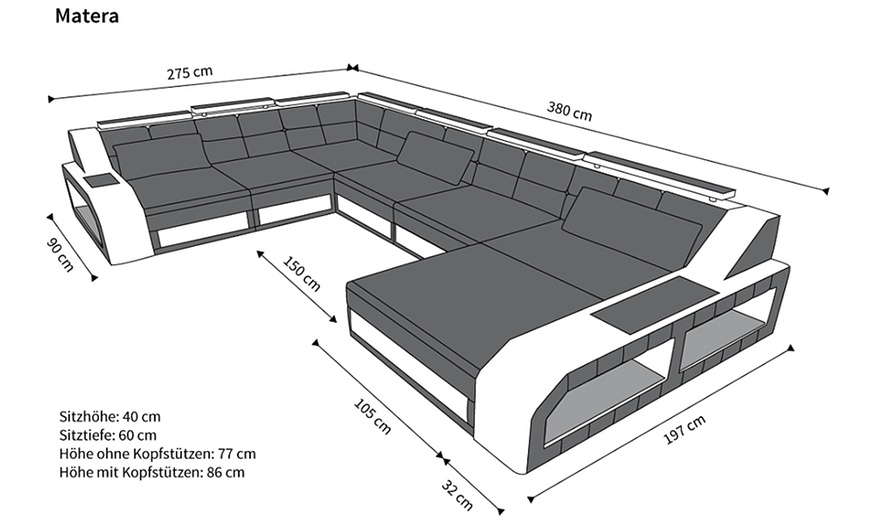 Image 5: Luxus-Designersofa aus Leder