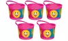 Easter Emoji Plastic Bucket (5-Pack)