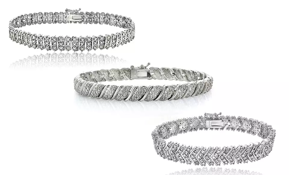 1.00 CTTW Diamond Bracelet - Primary Image