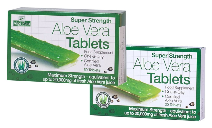 Image 1: 30 or 60 Aloe Vera Tablets