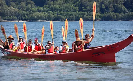 Two-Hour Canoe Tour for Two or Four with Coast Salish Cultural Guide at Takaya Tours (Up to 55% Off) - Primary Image