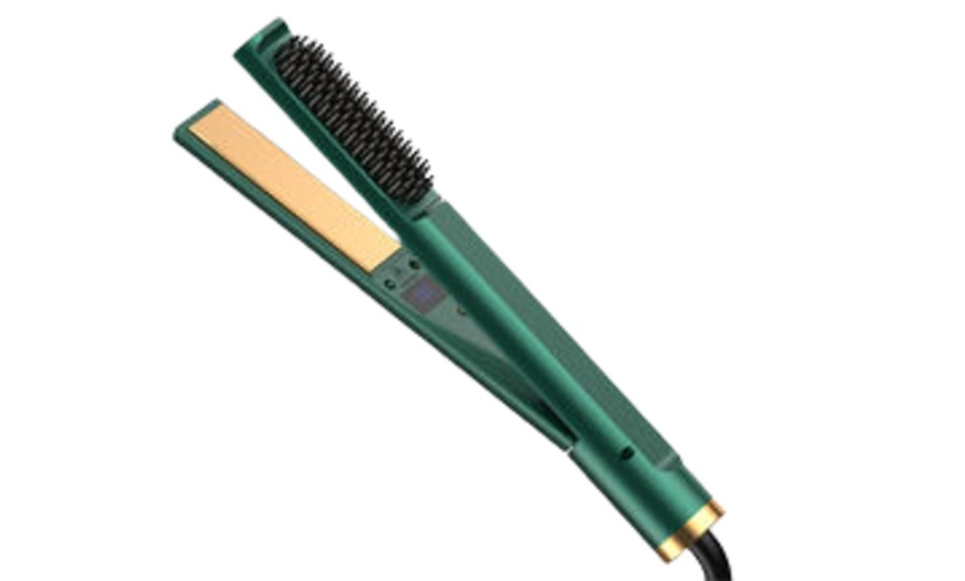 Image 4: Three-in-One Portable Hair Straightener