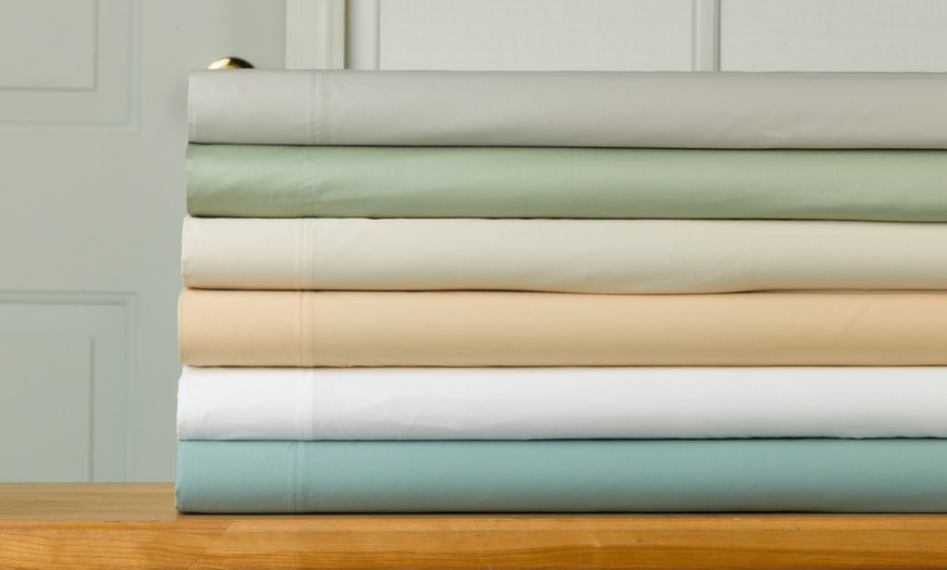 400-Thread-Count 100% Pima Cotton Sheet Set | Groupon