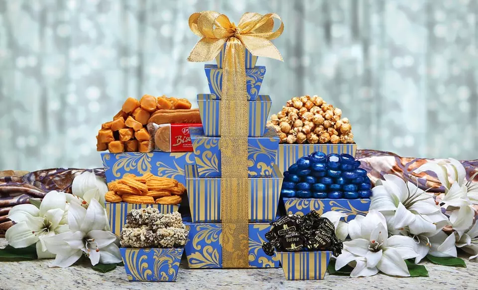 $21.99 for a Wine Country Gift Baskets Tower of Sweets ($24.95 List Price). Free Shipping. - Primary Image