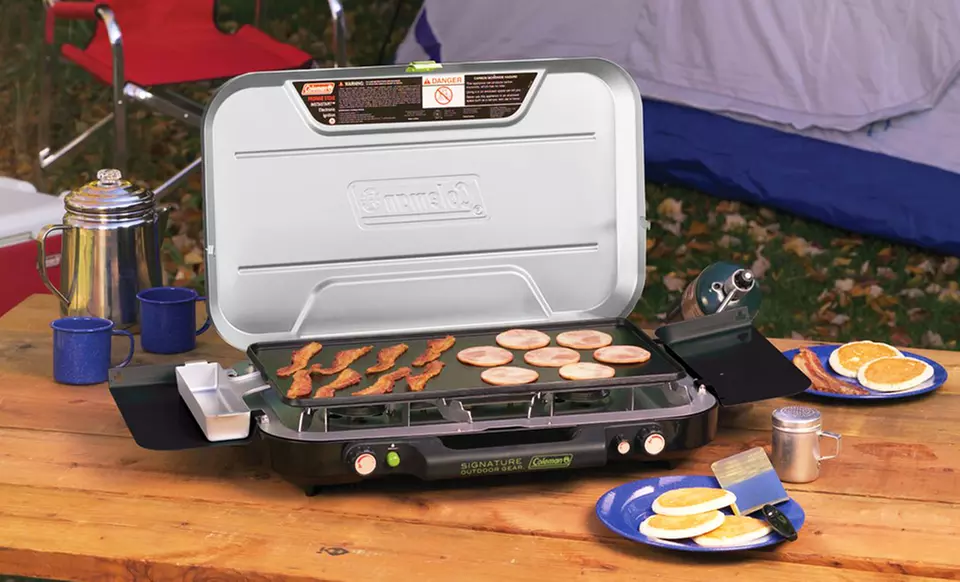 Coleman 3-Burner EvenTemp Stove with Griddle - Primary Image