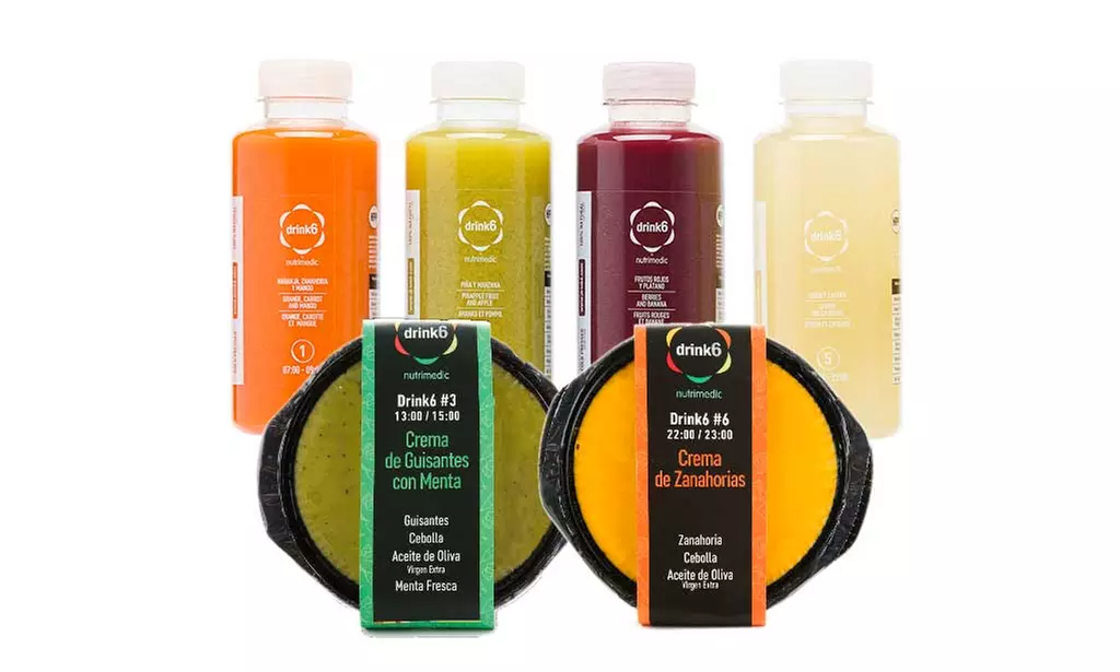 Drink6: Cure Détox 2 à 5 jours de Jus et Crèmes de légumes - Primary Image