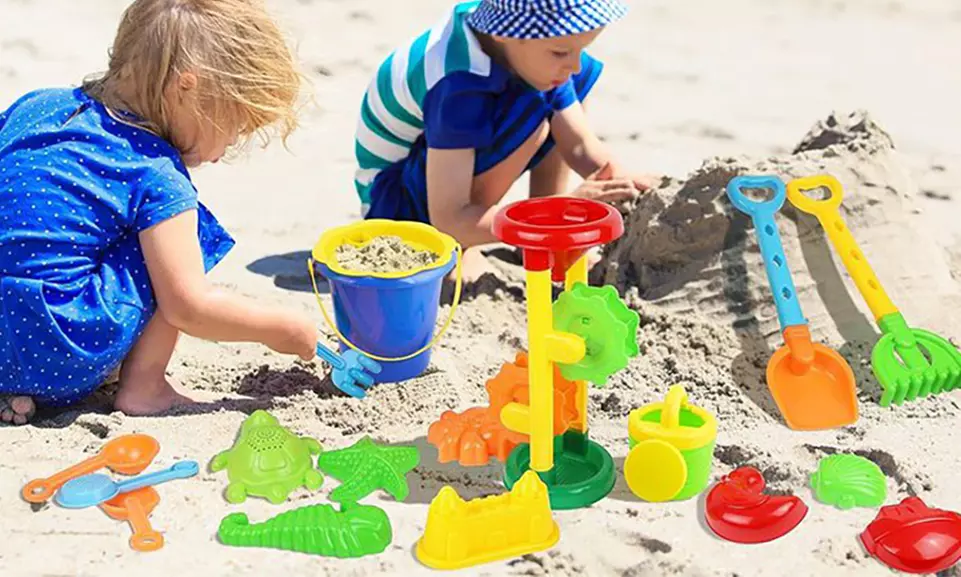 Click N Play Beach Sand Toy Set (18-Piece) - Second Medium