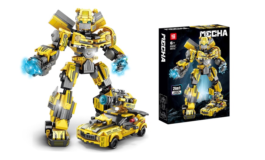 Image 3: Transformers Robot and Truck Building Block