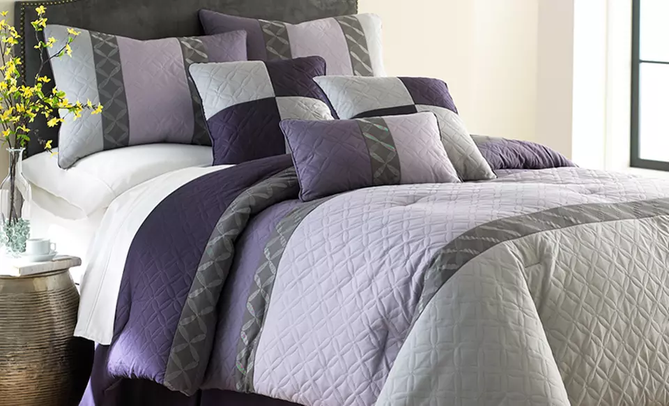 Embellished and Embroidered 7-Piece Comforter Sets. Multiple Colors and Sizes from $69.99—$79.99. Free Returns. - Second Medium