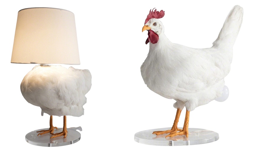 Image 1: USB Realistic Chicken Lamp