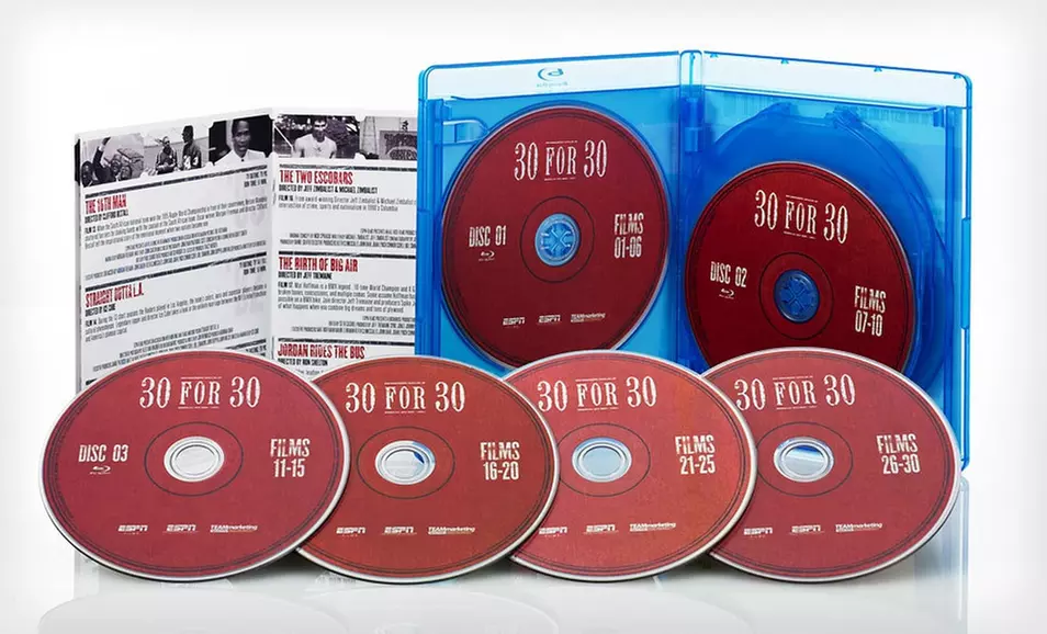 $39.99 for the ESPN 30 for 30 Collector's Set on Blu-ray ($99.95 List Price). Free Shipping and Returns. - Primary Image