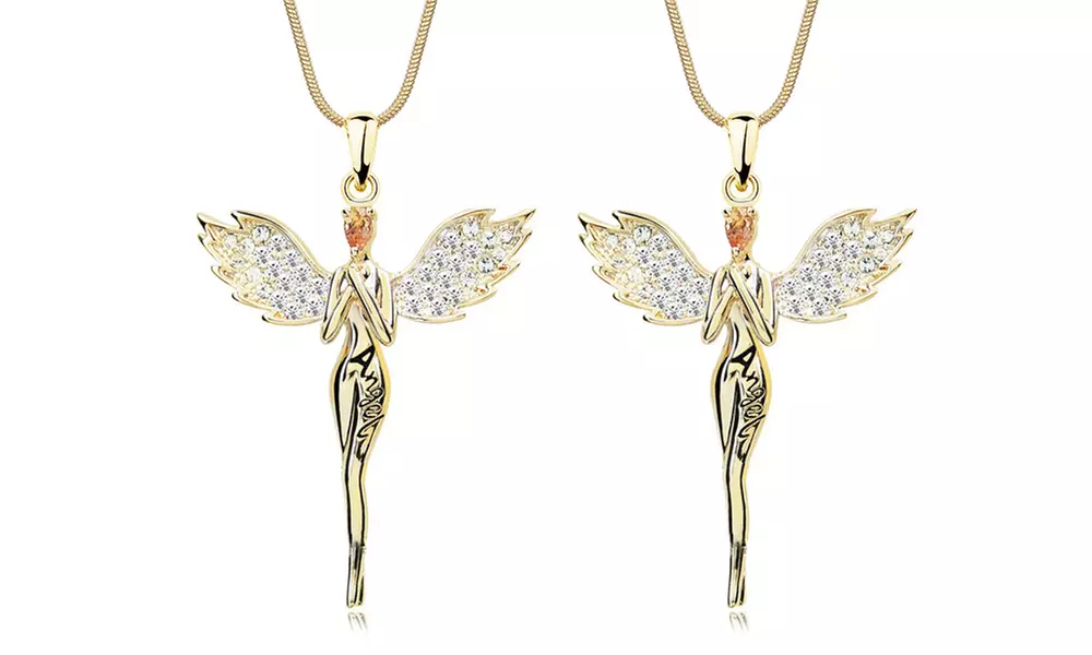 Ketting met beschermengel-hanger