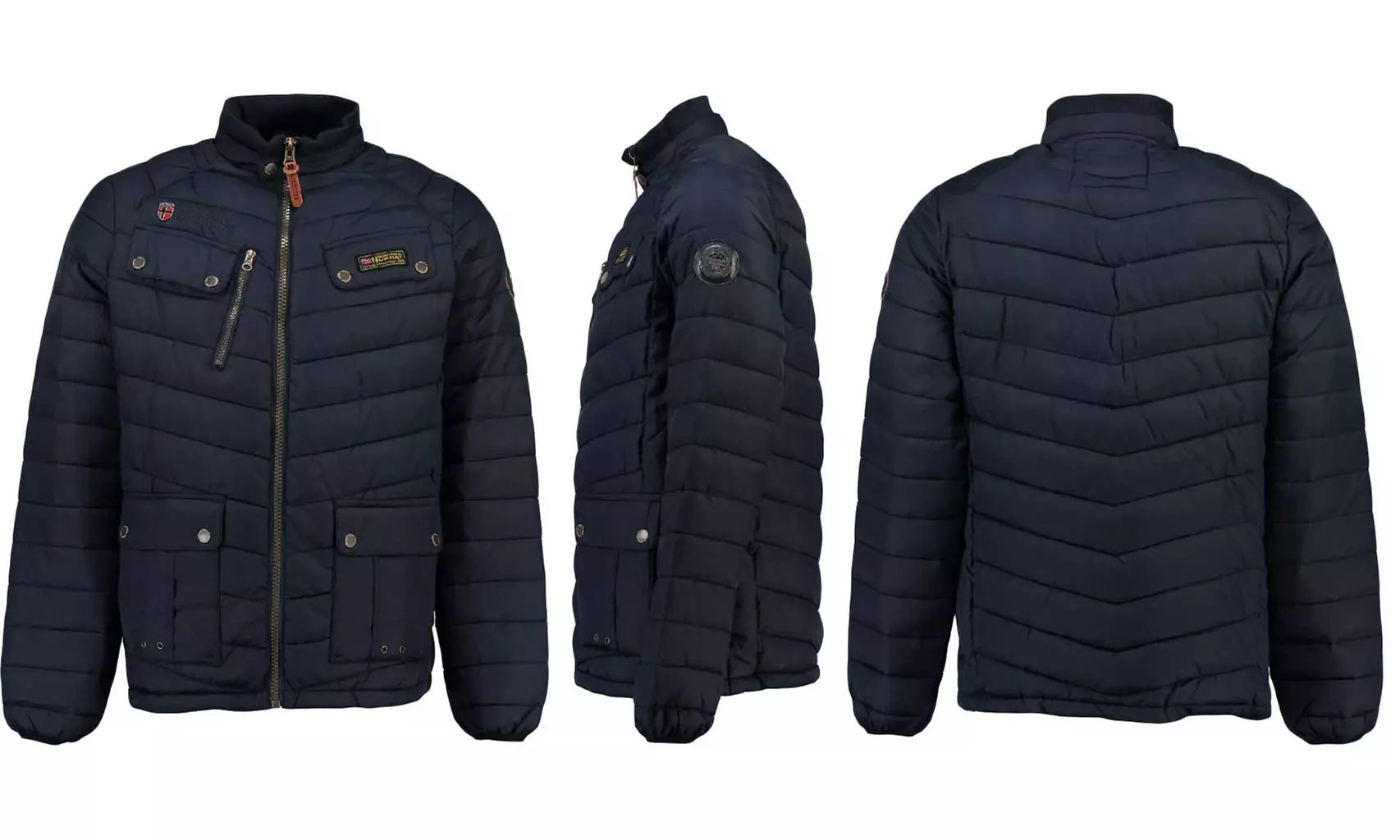 Geographical Norway Herren-Jacke, Modell: Amida in Schwarz oder Navy - Second Medium