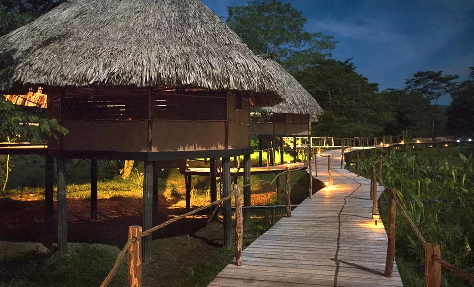 4-, 5-, or 7-Night Stay with Round-Trip Transfers and Jungle Tour or Daily ﻿Yoga at Cotton Tree Lodge in Belize - Primary Image