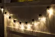 1x, 2x oder 3x Globrite Lichterkette mit 10 Solarlampen in Glühbirnen-Optik für den Außenbereich - Second Medium