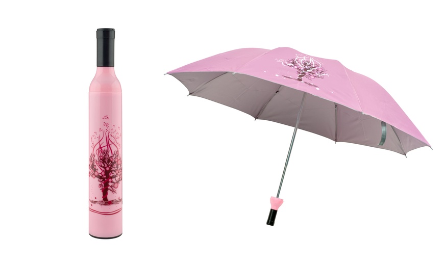 Wine Bottle-Shaped Umbrellas | Groupon Goods