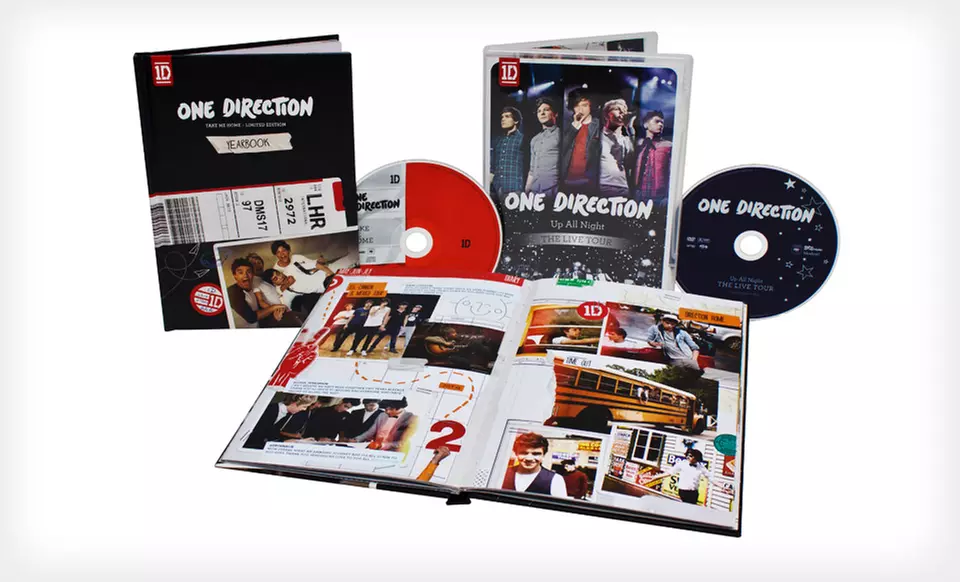 $27.99 for a One Direction CD and DVD Bundle ($39.96 List Price). Free Shipping and Returns. - Second Medium