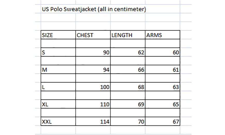 Image 2: U.S. Polo Assn Sweatjacke in Navy oder Königsblau für Herren
