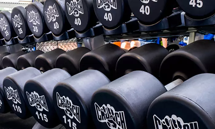Membership and More at Crunch Fitness (Up to 61% Off). Three Options Available. - Primary Image