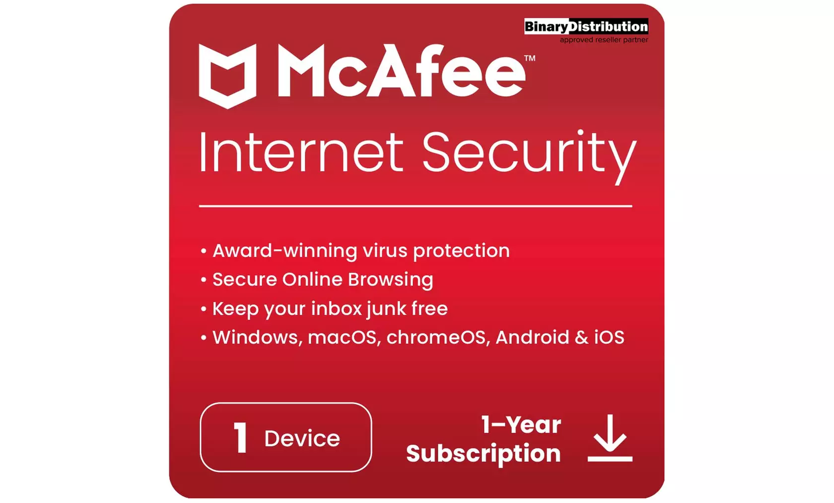 McAfee Internet Security 2023, durée au choix, téléchargeable - Second Medium