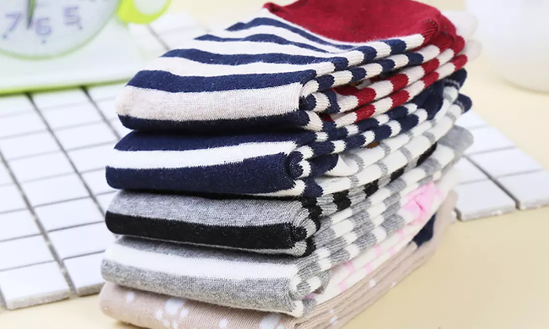 1, 5 ou 10 paires de chaussettes colorées à motifs chiens