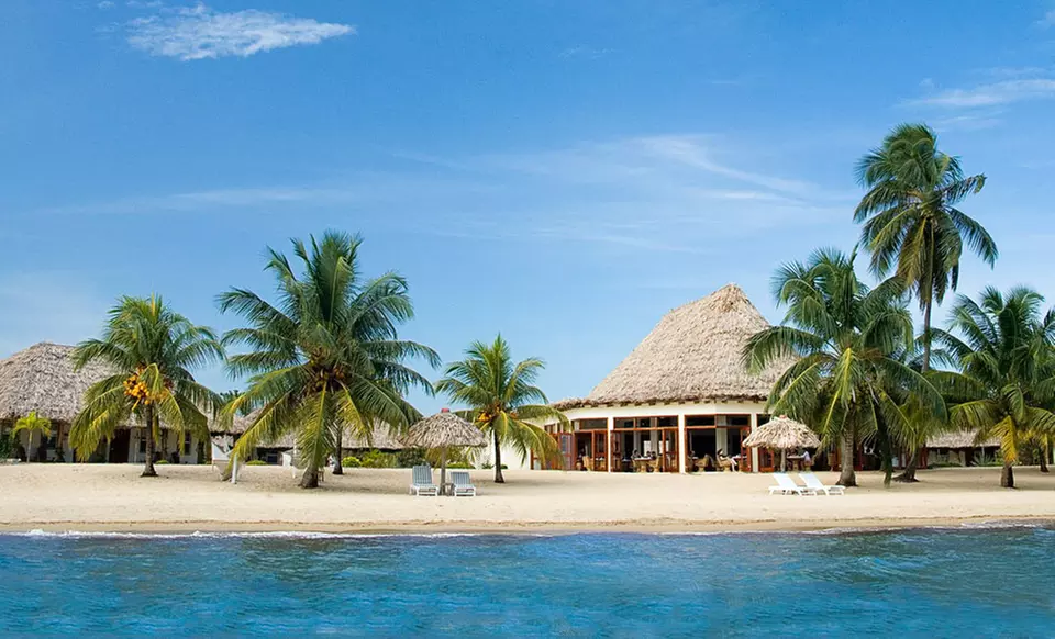 4- or 6-Night Stay for Two or Four with Welcome Drinks at Jaguar Reef Lodge and Spa in Belize - Primary Image