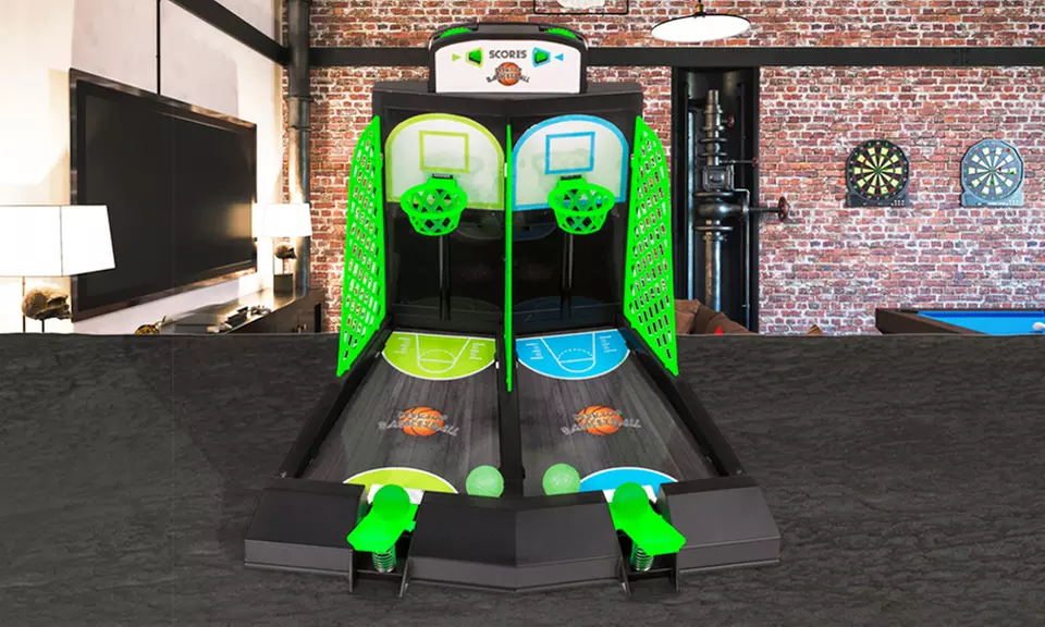 1 ou 2 jeux de basket-ball de table, avec filets fluorescents - Primary Image