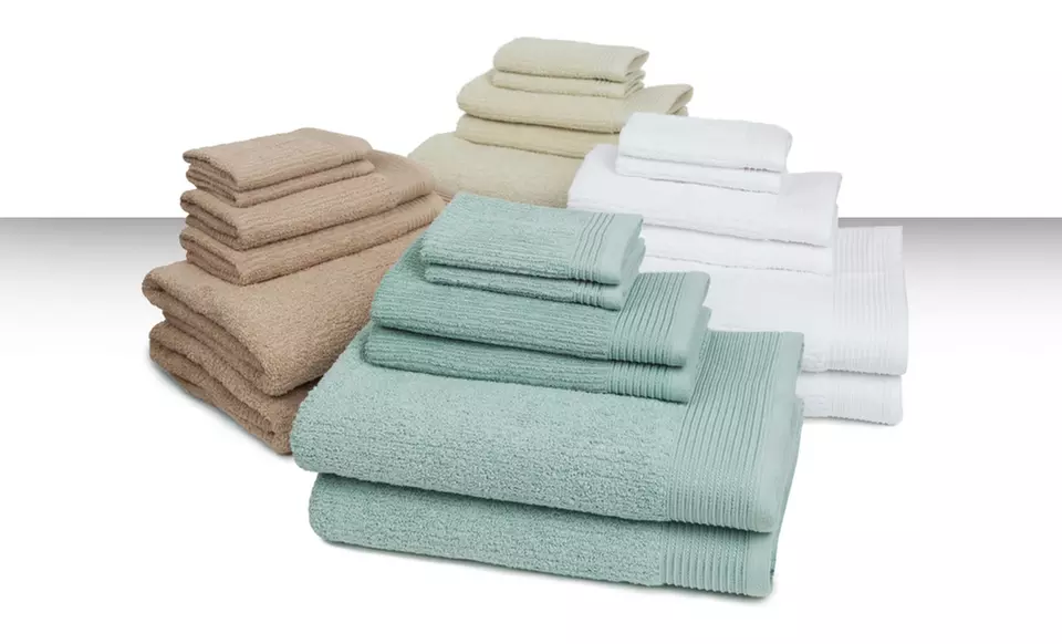 Supreme Spa 6-Piece Textured Towel Sets - Primary Image