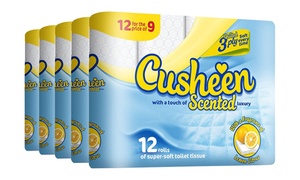  60 or 120 Rolls of Cusheen Quilted Lemon 