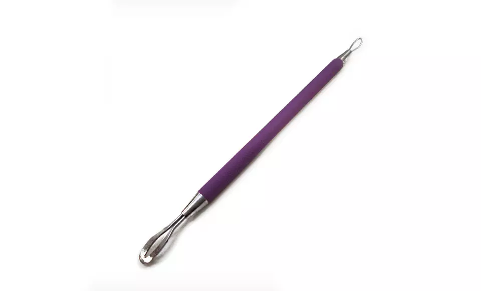 Double-Ended Blemish Extractor in Pink or Purple. Free Returns. - Second Medium