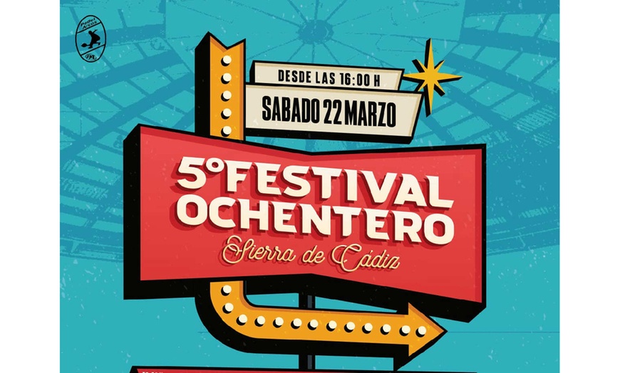 Image 1: 1 entrada general para el Festival Ochentero el 22 de marzo en Cádiz