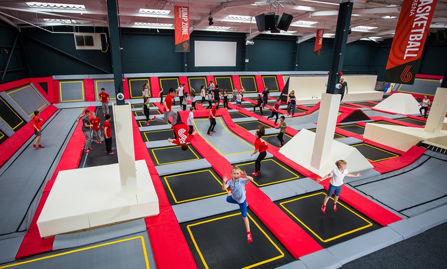 Image 3: One Hour of Trampoline Jumping