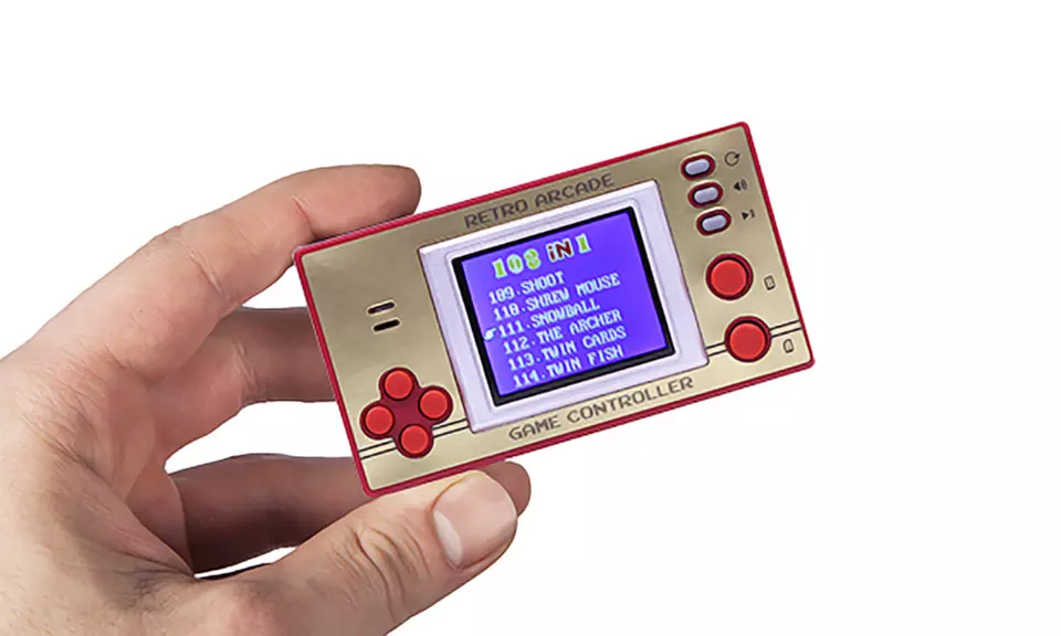 One or Two Thumbs Up Retro Pocket Games with LCD Screen - Primary Image