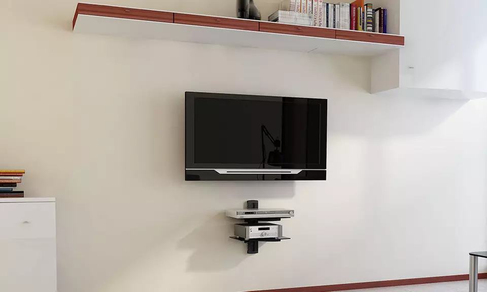 Argom TV Wall Mount Component Shelves - Primary Image