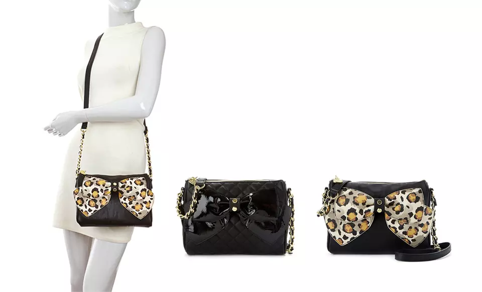 Betsey Johnson Bow Nanza Cross-Body Satchel | Brought to You by ideel - Primary Image