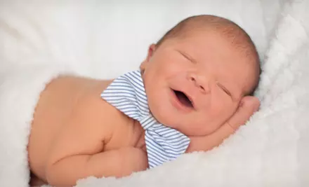 $35 for 60-Minute Newborn Photo Shoot with Prints and Image CD from Muddy Feet Photography ($75 Value) - Primary Image