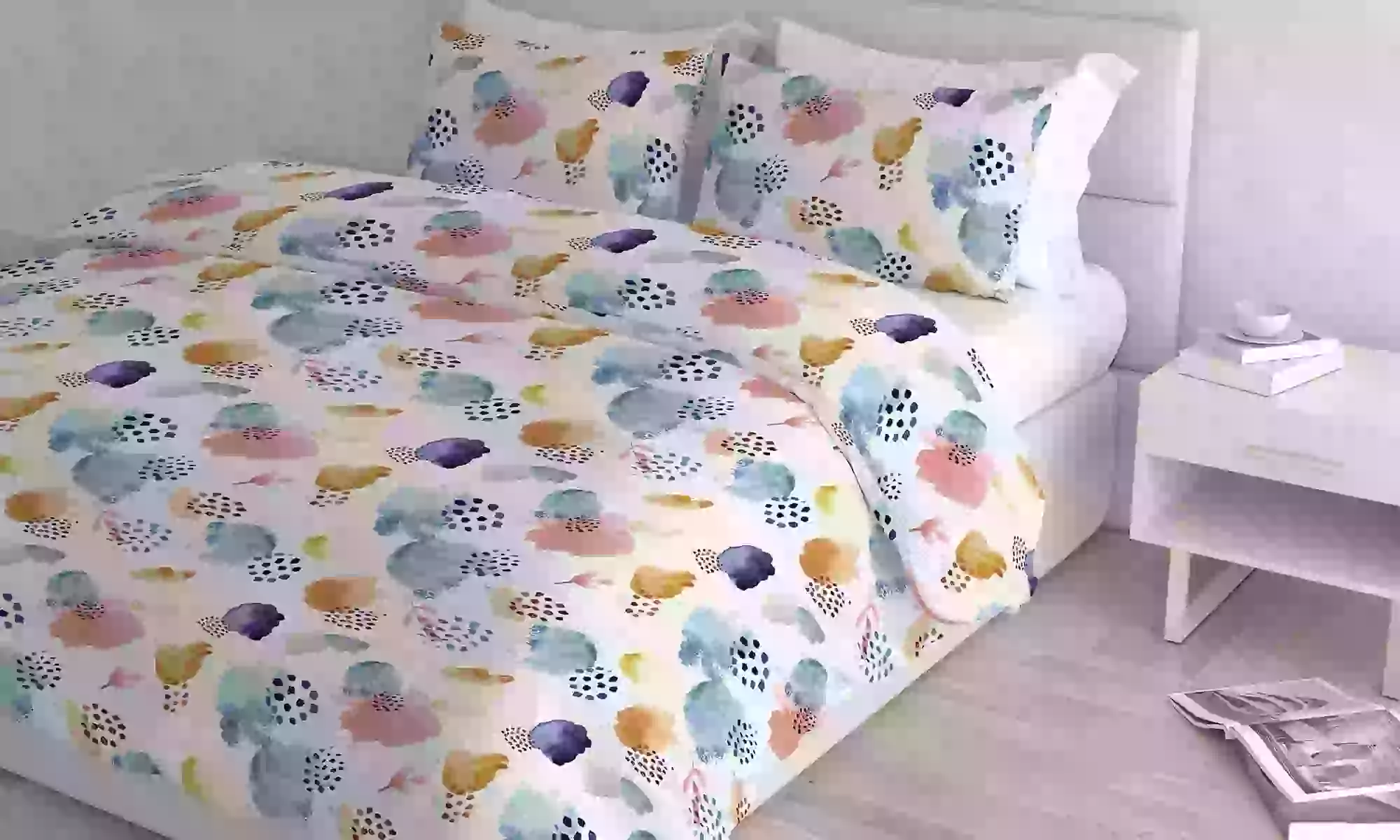 Parure copripiumino Dafne, disponibile in 3 dimensioni e varie fantasie - Primary Image