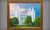 20"x24" Hand-Painted Oil Painting of an LDS Temple or Prophet from Deseret Oil Paintings (Half Off) 