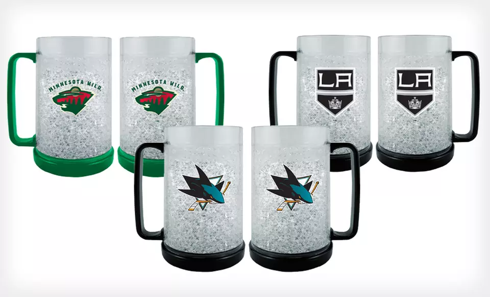 $19.99 for a Two-Pack of NHL Freezer Mugs ($39.72 List Price). 20 Teams Available. Free Shipping and Returns. - Second Medium