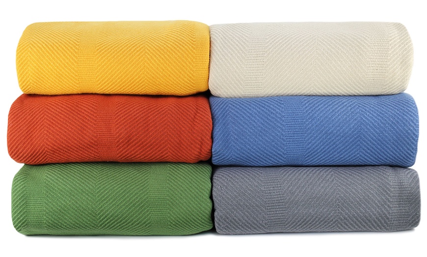 Up To 54% Off On Mélange Home 100% Cotton Blanket 